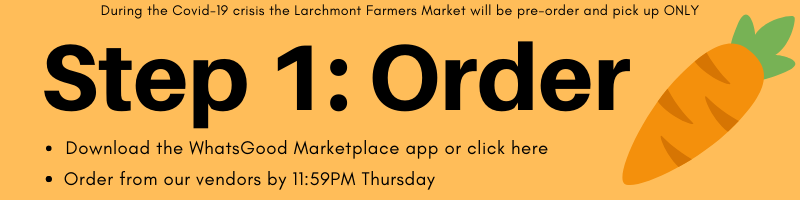 Larchmont Farmer's Market WhatsGood signup